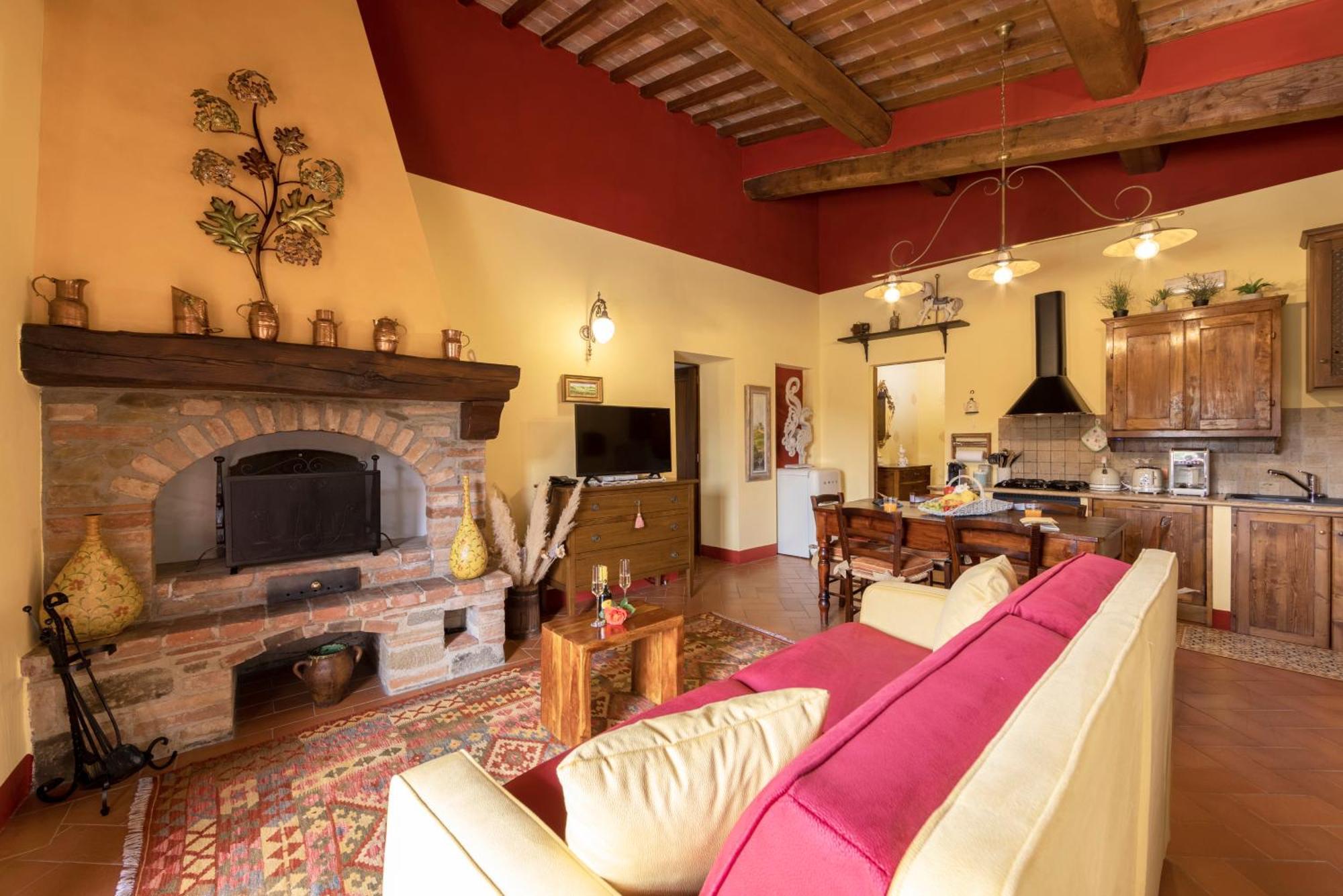 Podere La Casina Country Chic Rigomagno Bagian luar foto